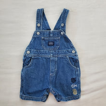 Load image into Gallery viewer, Vintage Denim Shortalls 6-9 months
