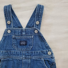 Load image into Gallery viewer, Vintage Denim Shortalls 6-9 months
