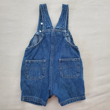 Load image into Gallery viewer, Vintage Denim Shortalls 6-9 months
