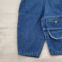 Load image into Gallery viewer, Vintage Dump Truck Denim Overalls 12 months
