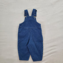 Load image into Gallery viewer, Vintage Dump Truck Denim Overalls 12 months
