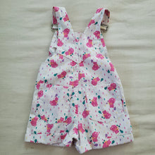 Load image into Gallery viewer, Vintage Pink Bears Shortalls 3-6 months
