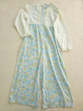 Load image into Gallery viewer, Vintage 70s Floral Pantsuit kids 12
