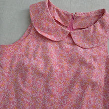 Load image into Gallery viewer, Vintage 70s Pink Floral Romper kids 14/16
