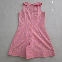 Load image into Gallery viewer, Vintage 70s Pink Floral Romper kids 14/16

