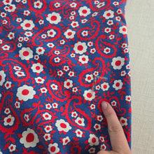 Load image into Gallery viewer, Vintage 70s Patriotic Floral Romper kids 14/16
