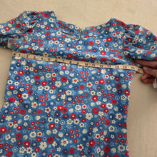 Load image into Gallery viewer, Vintage 70s Patriotic Floral Romper kids 14/16
