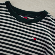 Load image into Gallery viewer, Vintage Tommy Hilfiger Forest Striped Shirt 4t
