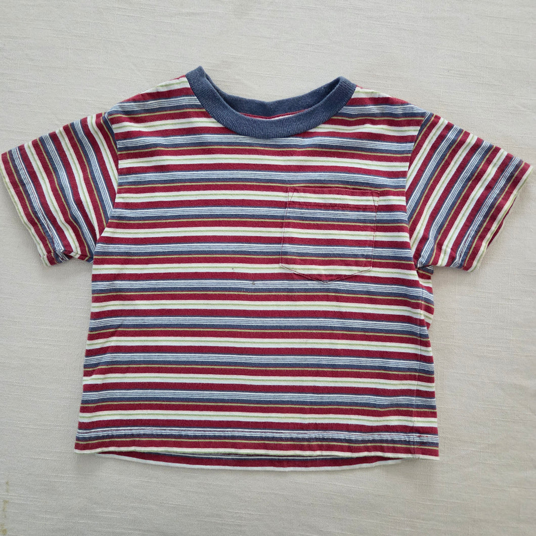 Vintage Striped Pocket Tee 3t