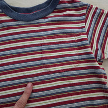 Load image into Gallery viewer, Vintage Striped Pocket Tee 3t
