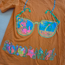 Load image into Gallery viewer, Vintage Summer Sunglasses Orange Tee kids 7/8
