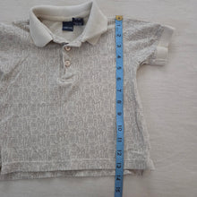 Load image into Gallery viewer, Vintage Summer Pattern Neutral Polo 2t/3t
