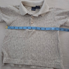 Load image into Gallery viewer, Vintage Summer Pattern Neutral Polo 2t/3t
