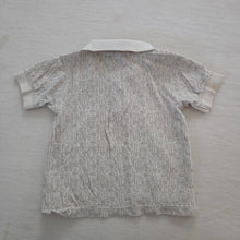 Load image into Gallery viewer, Vintage Summer Pattern Neutral Polo 2t/3t
