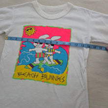 Load image into Gallery viewer, Vintage Beach Bunnies Tee kids 7/8
