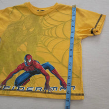 Load image into Gallery viewer, Y2k Spiderman Yellow Tee 3t/4t
