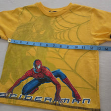 Load image into Gallery viewer, Y2k Spiderman Yellow Tee 3t/4t
