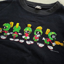 Load image into Gallery viewer, Vintage &#39;93 Marvin the Martian Black Crewneck 5t
