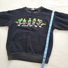 Load image into Gallery viewer, Vintage &#39;93 Marvin the Martian Black Crewneck 5t

