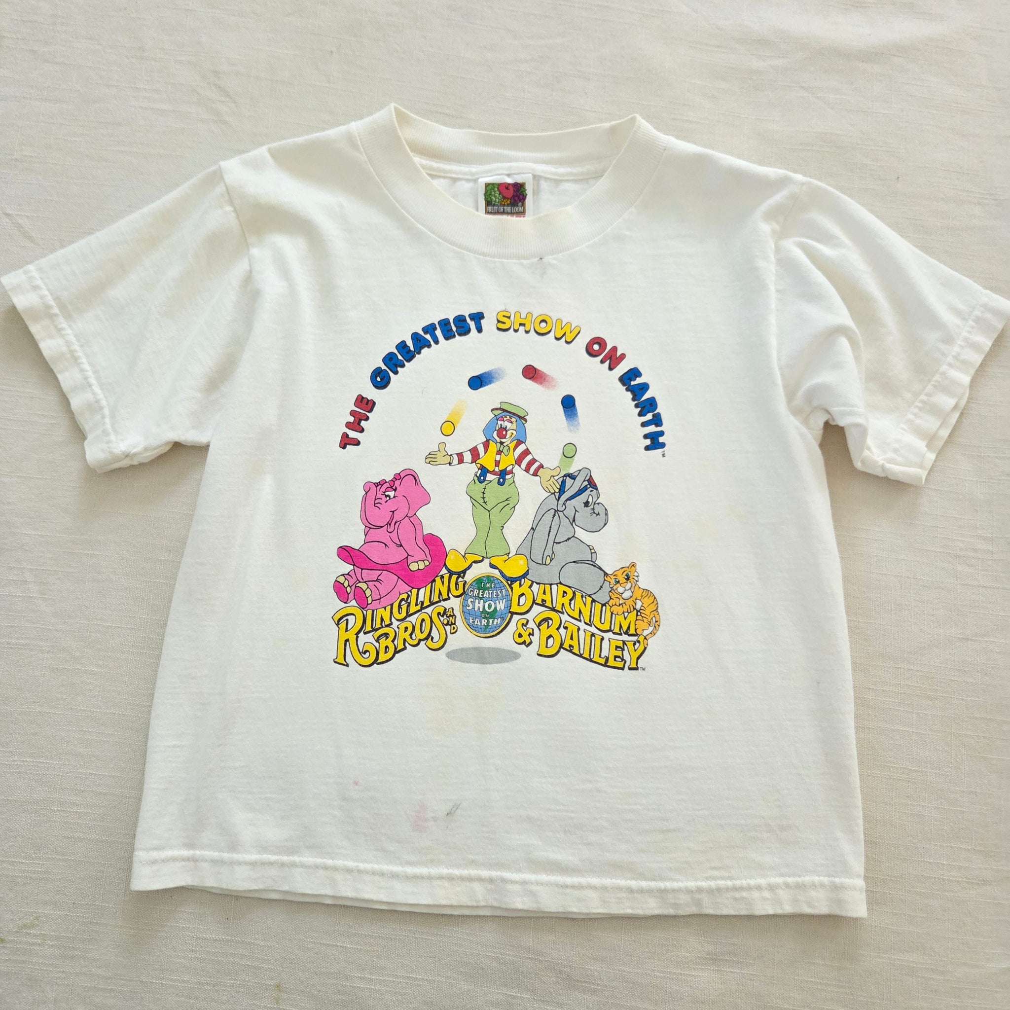 Vintage Circus Greatest Show On Earth Tee 5t/6 – Nostalgic Baby 