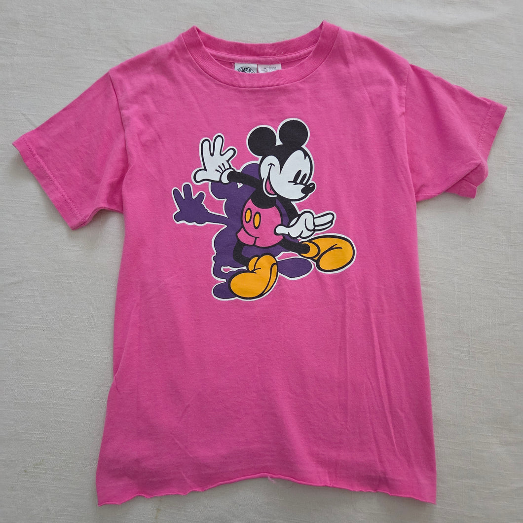 Vintage Mickey Mouse Pink Tee kids 6/7