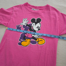 Load image into Gallery viewer, Vintage Mickey Mouse Pink Tee kids 6/7
