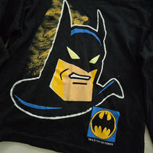 Load image into Gallery viewer, Vintage &#39;94 Batman Black PJ Top 4t
