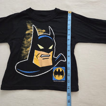 Load image into Gallery viewer, Vintage &#39;94 Batman Black PJ Top 4t
