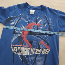 Load image into Gallery viewer, Y2k Spiderman Blue Tee kids 6/8
