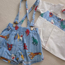 Load image into Gallery viewer, Vintage Animal Pattern Matching Set 12 months
