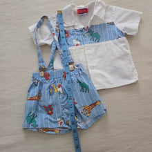 Load image into Gallery viewer, Vintage Animal Pattern Matching Set 12 months
