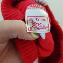 Load image into Gallery viewer, Vintage Red/White Jogger Pants 9-12 months
