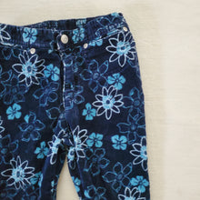 Load image into Gallery viewer, Vintage Blue Floral Cord Pants 5t
