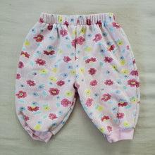Load image into Gallery viewer, Vintage Pink Floral Jogger Pants 3-6 months
