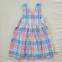 Load image into Gallery viewer, Vintage Healthtex Rainbow Plaid Dress 4t/5t
