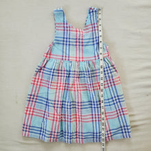 Load image into Gallery viewer, Vintage Healthtex Rainbow Plaid Dress 4t/5t
