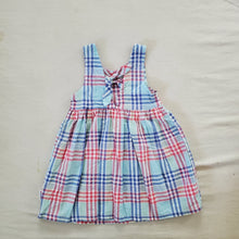 Load image into Gallery viewer, Vintage Healthtex Rainbow Plaid Dress 4t/5t
