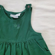 Load image into Gallery viewer, Vintage Green Denim Dress 5t
