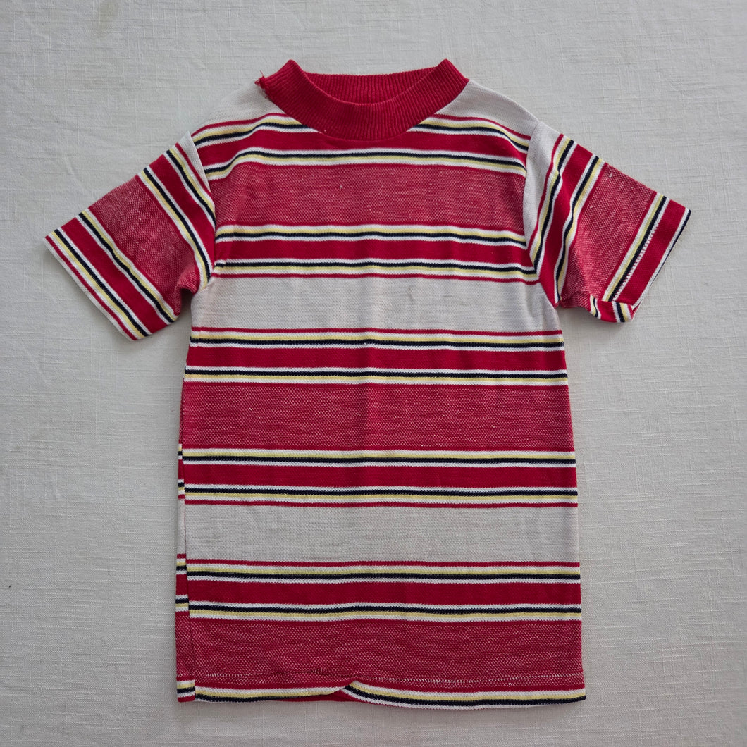 Vintage Donmoor Striped Shirt kids 6/7 *flaw