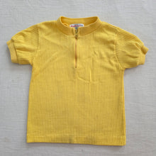 Load image into Gallery viewer, Vintage Healthtex Yellow Ribbed Shirt 24 months
