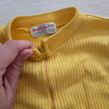 Load image into Gallery viewer, Vintage Healthtex Yellow Ribbed Shirt 24 months
