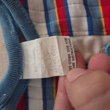 Load image into Gallery viewer, Vintage Primary Striped Ribbed Shirt 2t/3t

