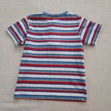 Load image into Gallery viewer, Vintage Primary Striped Ribbed Shirt 2t/3t
