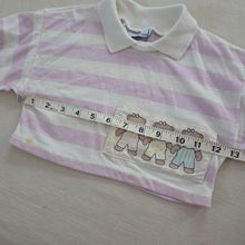 Load image into Gallery viewer, Vintage Striped Bear Crop Top 2/3t
