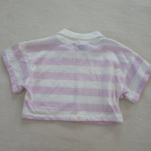 Load image into Gallery viewer, Vintage Striped Bear Crop Top 2/3t
