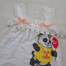 Load image into Gallery viewer, Vintage Panda Safety Romper 3/4t
