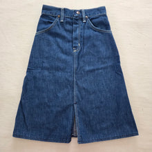 Load image into Gallery viewer, Vintage Wrangler Jean Skirt kids 10 SLIM
