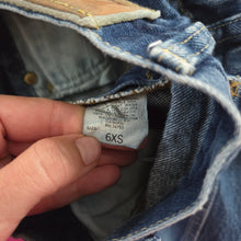 Load image into Gallery viewer, Vintage Lee Blue Jeans kids 6 SLIM

