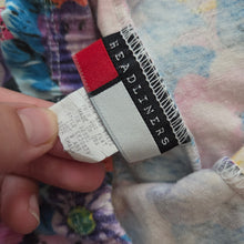 Load image into Gallery viewer, Vintage Bright Floral + Plaid kids 8/10
