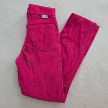 Load image into Gallery viewer, Vintage Wrangler Pink Cord Pants kids 7 SLIM
